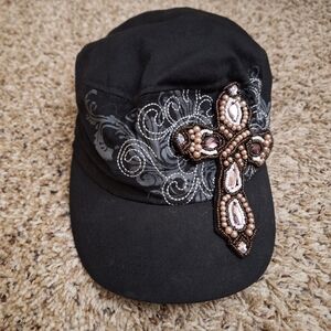 Kbethos Beaded Cross Hat